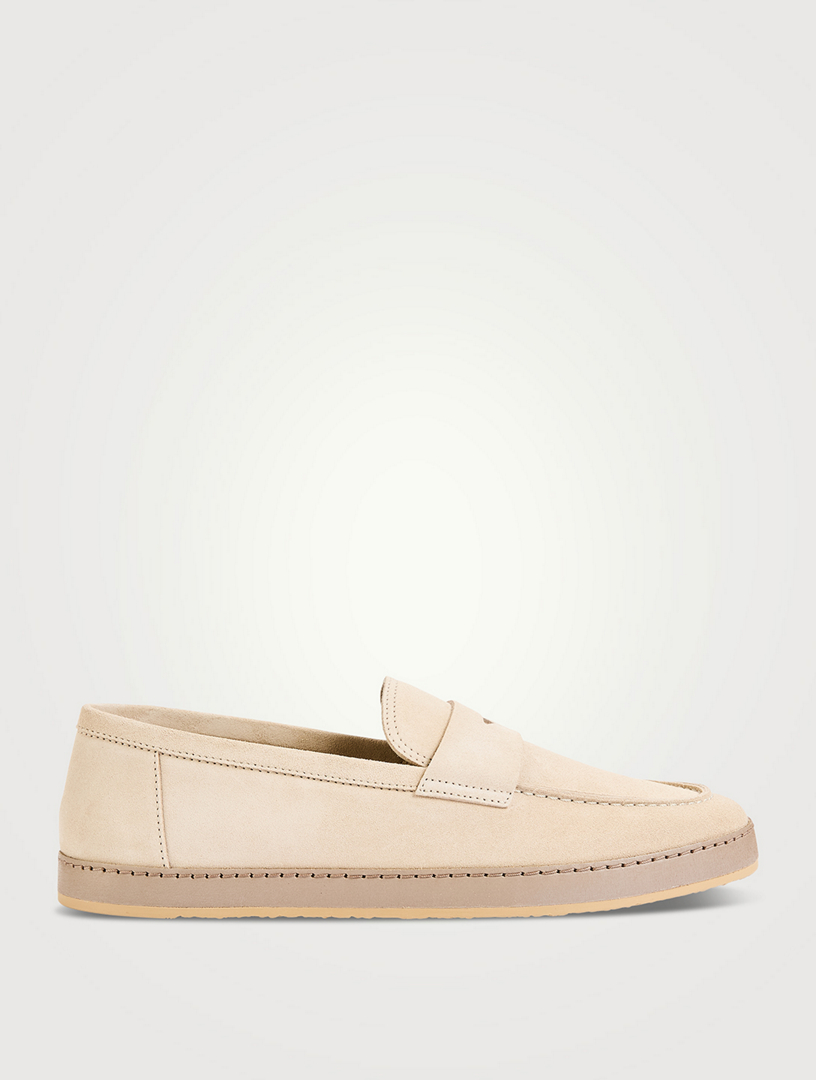 Suede Penny Loafers